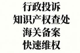 知识产权行政投诉与快速查处协助——借力行政执法利剑，以*低成本、*快速度制止侵权
